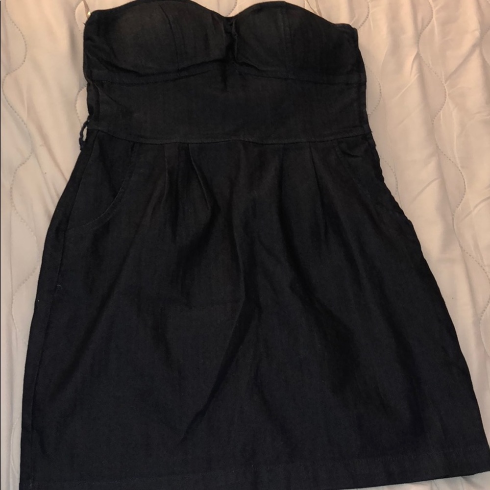 Strapless Denim Mini Dress Baby Phat